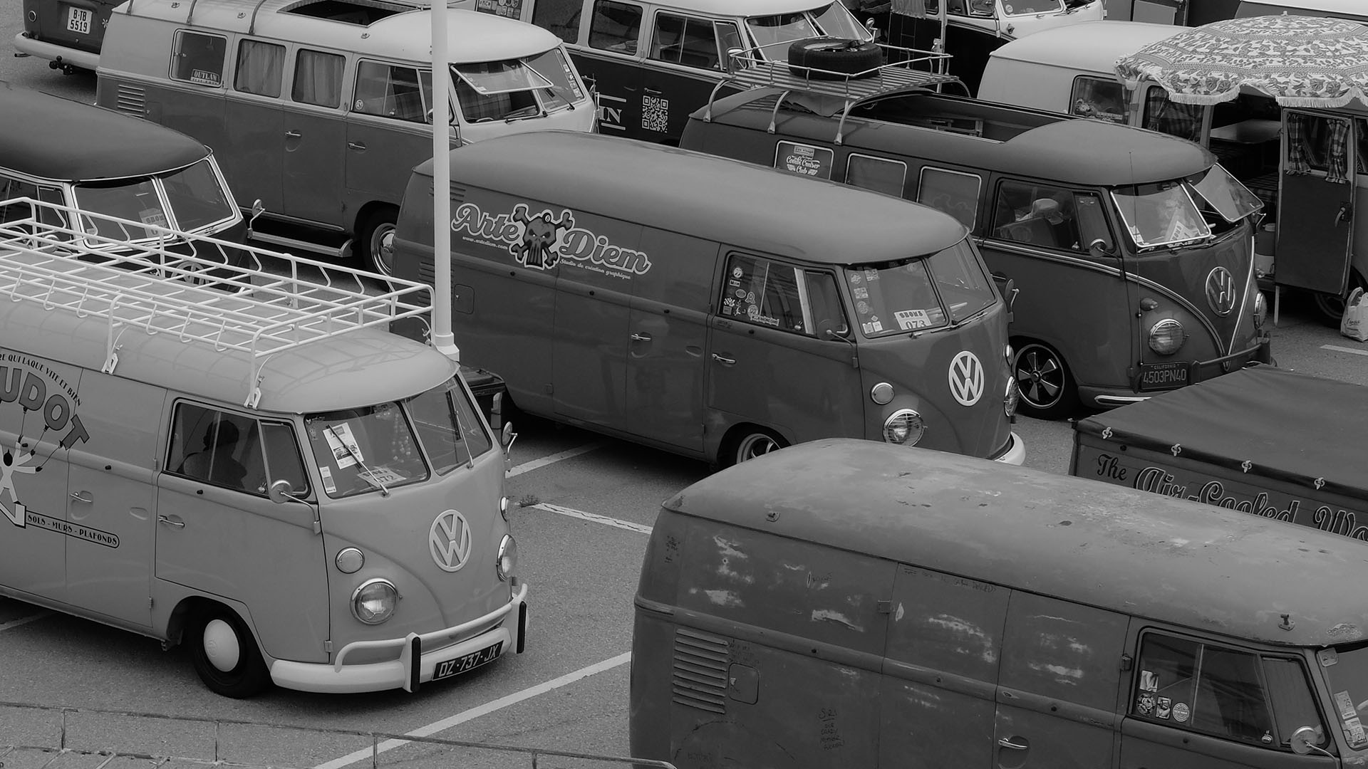 Création graphique direction artistique Combi Split Barcelone